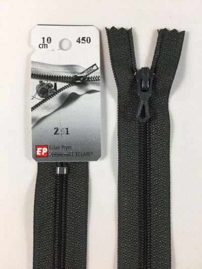 Fermeture Z51 col 450 Gris anthracite 10 à 20 cm