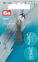 Tirettes "Fashion-Zipper" oeillet noire