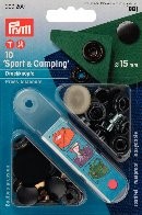 Boutons pressions "Sport&Camping" 15mm bruni