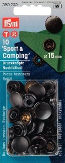 Boutons pressions "Sport&Camping" 15mm bruni Recharge