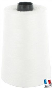 Cône à surjeuter 5000m col 100 blanc