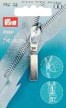 Tirettes "Fashion-Zipper" classic argent mat