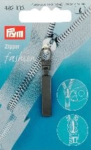 Tirettes "Fashion-Zipper" classic noir
