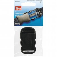 Bouclips plastique noir 25 mm