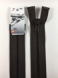 Fermeture Z54 col 990 Brou de noix 75 à 85 cm