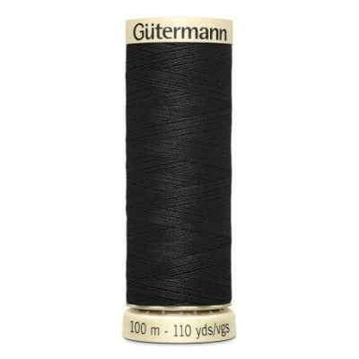 Fil Gutermann col 000 noir