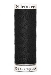Fil Gutermann col 000 noir