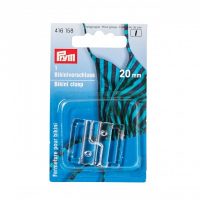 Clips pour bikinis et ceintures transparent 20 mm