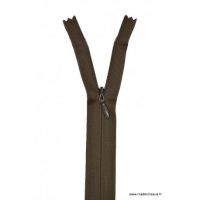 Fermeture Z41 col 990 Marron foncé 40 cm