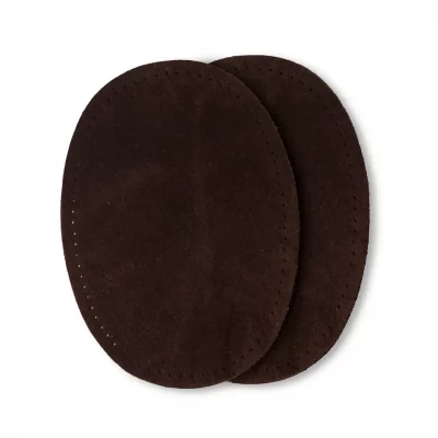 Renforts coude thermocollant 10 x 14 cm Brun foncé x 2 – Image 2