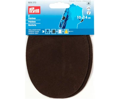 Renforts coude thermocollant 10 x 14 cm Brun foncé x 2